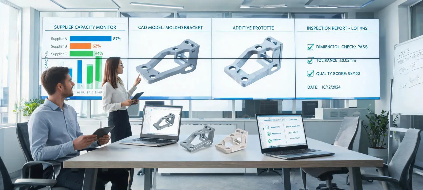 Xometry manufacturing network operations room